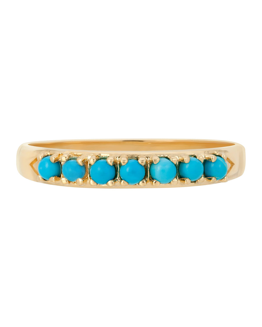 WYLDE RING - TURQUOISE + TOBACCO