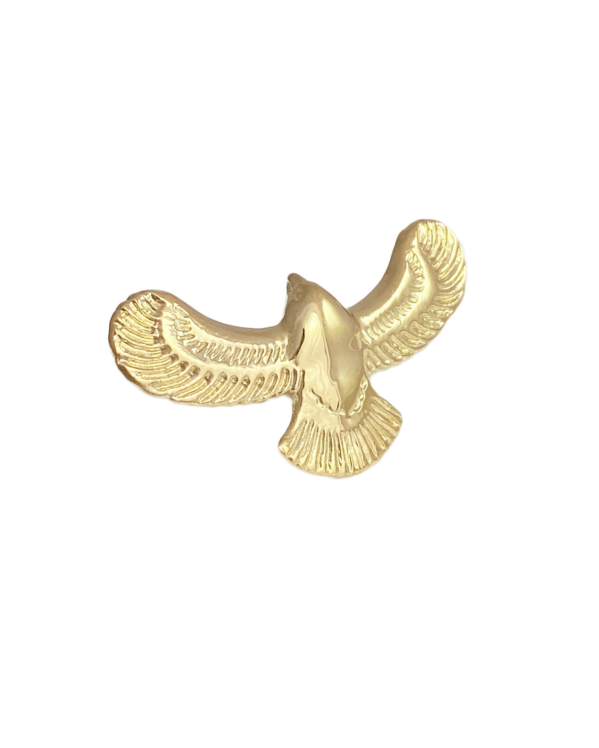 Fleetwood Ring, 14k Gold Vermeil Eagle Ring, Handmade by Turquoise + Tobacco in Los Angeles California