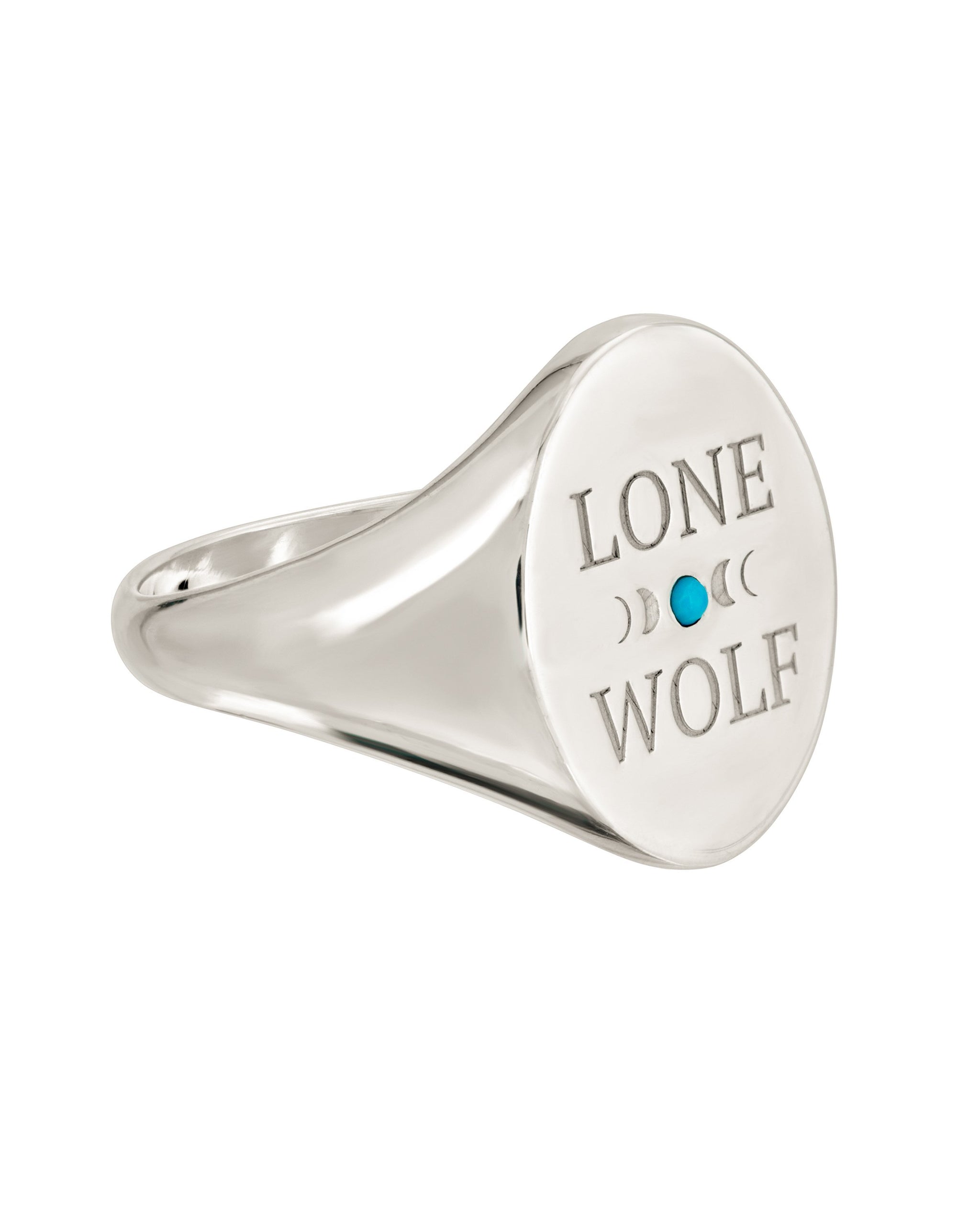 LONE WOLF RING - TURQUOISE + TOBACCO
